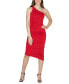 Фото #1 товара One Shoulder Ruched Bodycon Dress