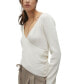 Фото #3 товара Women's Willow Long-Sleeve V-Neck Knit Top