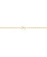 ფოტო #3 პროდუქტის Diamond Mini Cluster Station 18" Collar Necklace (1/5 ct. t.w.) in 14k Gold-Plated Sterling Silver