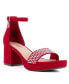 Фото #1 товара Women's Nelly Rhinestone Two-Piece Platform Dress Sandals