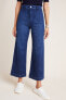 Фото #4 товара Paige Nellie high rise culotte Women's Jeans Mid Blue wash size 23