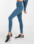 Фото #4 товара VAI21 co-ord cross over leggings in blue