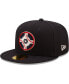 Фото #2 товара Men's Navy Indianapolis Indians Authentic Collection 59FIFTY Fitted Hat