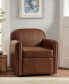 Archer 30.5" Wide Faux Leather 360 Degree Swivel Arm Chair