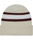 Фото #2 товара Men's Cream Distressed Mississippi State Bulldogs Vintage-Like Cuffed Knit Hat