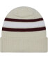 Men's Cream Distressed Mississippi State Bulldogs Vintage-Like Cuffed Knit Hat