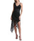 Фото #1 товара Women's Lace Asymmetrical Midi Dress