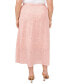 Фото #2 товара Plus Size High-Low Crossover Midi Skirt