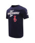 Фото #4 товара Men's Navy Philadelphia 76ers 2023 City Edition T-shirt