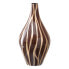 Vase Zebra Ceramic Golden Brown 23 x 23 x 43 cm