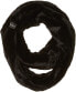 Фото #1 товара Calvin Klein Women's 247424 Solid Faux Fur Infinity Scarf Black Size OS