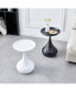 White Metal Side Table, Small Sofa Table, Small Iron Table, Nightstand For Living Room