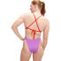 Фото #2 товара Купальник Speedo в фиолетовом цвете с завязкой на спине, модель Solid Tie-Back.