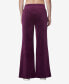 ფოტო #2 პროდუქტის Women's Full Length Velvet Vented Pants