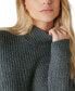 Фото #4 товара Women's Mock Neck Knit Sweater Dress