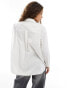 Фото #4 товара Reclaimed Vintage shirt multi-way asymmetric wrap shirt in off white