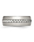 ფოტო #5 პროდუქტის Stainless Steel Brushed and Polished Braided 8mm Band Ring