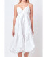 Фото #1 товара Women's Balloon Dress with Strappy Back Detail