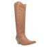 Фото #4 товара Dingo Raisin Kane Embroidered Snip Toe Cowboy Womens Brown Casual Boots DI167-2