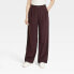 Фото #1 товара Women's High-Rise Relaxed Fit Full Length Baggy Wide Leg Trousers - A New Day