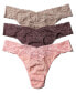 Фото #2 товара Signature Lace Original Thong 3Pack