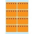 Фото #1 товара HERMA Deep-freeze labels 26x40mm lum. orange ice crystals 48 pcs. - 26 x 40 - 48 pc(s)