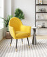 37" Steel, Polyester Alexandria Boho Chic Accent Chair