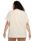 ფოტო #2 პროდუქტის Plus Size Active Sportswear Essential Women's Logo T-Shirt