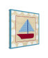 Фото #2 товара Chariklia Zarris EJs Sailboat Childrens Art Canvas Art - 36.5" x 48"