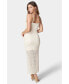 ფოტო #2 პროდუქტის Women's V-Neck Maxi Lace Dress