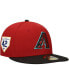 ფოტო #1 პროდუქტის Men's Red Arizona Diamondbacks Jackie Robinson Day Side Patch 59FIFTY Fitted Hat