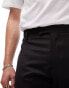 Topman – Elegante Hose in Schwarz mit weitem Schnitt