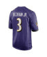 Фото #2 товара Men's Odell Beckham Jr. Purple Baltimore Ravens Game Jersey