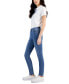 ფოტო #3 პროდუქტის Women's Mid-Rise Skinny-Leg Jeans
