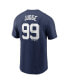 Фото #2 товара Nike Men's Aaron Judge Navy New York Yankees Fuse Name Number T-Shirt