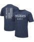 Фото #1 товара Men's Navy Arizona Wildcats OHT Military-Inspired Appreciation Flag 2.0 T-shirt