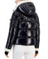ფოტო #2 პროდუქტის Women's Jane Faux-Fur-Trim Hooded Puffer Coat