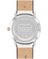 Фото #3 товара Часы COACH Elliot Chalk White Leather Strap Watch