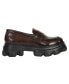 ფოტო #2 პროდუქტის Peny Brown Patent Women Leather Loafer By URBN KICKS