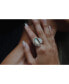 ფოტო #2 პროდუქტის My Colorful legacy Moonstone Gemstone Diamond Pearl Y Gold Plated Silver Ring
