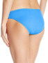 Фото #2 товара La Blanca 260188 Womens Island Hipster Bikini Swimsuit Bottom Blue Suede Size 14