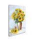 Фото #2 товара The Macneil Studio 'Sunflowers' Canvas Art - 12" x 19"