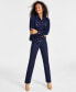 ფოტო #4 პროდუქტის Women's Button-Front Shirred Denim Jacket