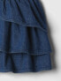 Kids Ruffle Denim Skirt