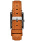Фото #3 товара Часы и аксессуары MVMT Женские кварцевые квадратные часы на ремешке из коричневой кожи 24 мм