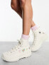 Converse Run Star Hike flowers and fruit embroidered trainers in white