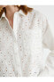 Фото #9 товара Рубашка длиннорукавная с карманом Koton Fisto Плотно стеганая - Пуховик