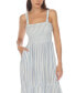 Фото #3 товара Women's Tiered Striped Dress Cover-Up