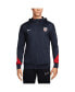 ფოტო #1 პროდუქტის Men's Navy USMNT 2024 Strike Full-Zip Hoodie Track Jacket