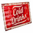 Фото #1 товара Пластина настенной розетки Alexandra House Living Cold Drink Железо 59 x 1 x 40 cm